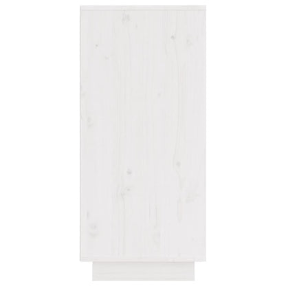 Sideboards 2 pcs White 31.5x34x75 cm Solid Wood Pine