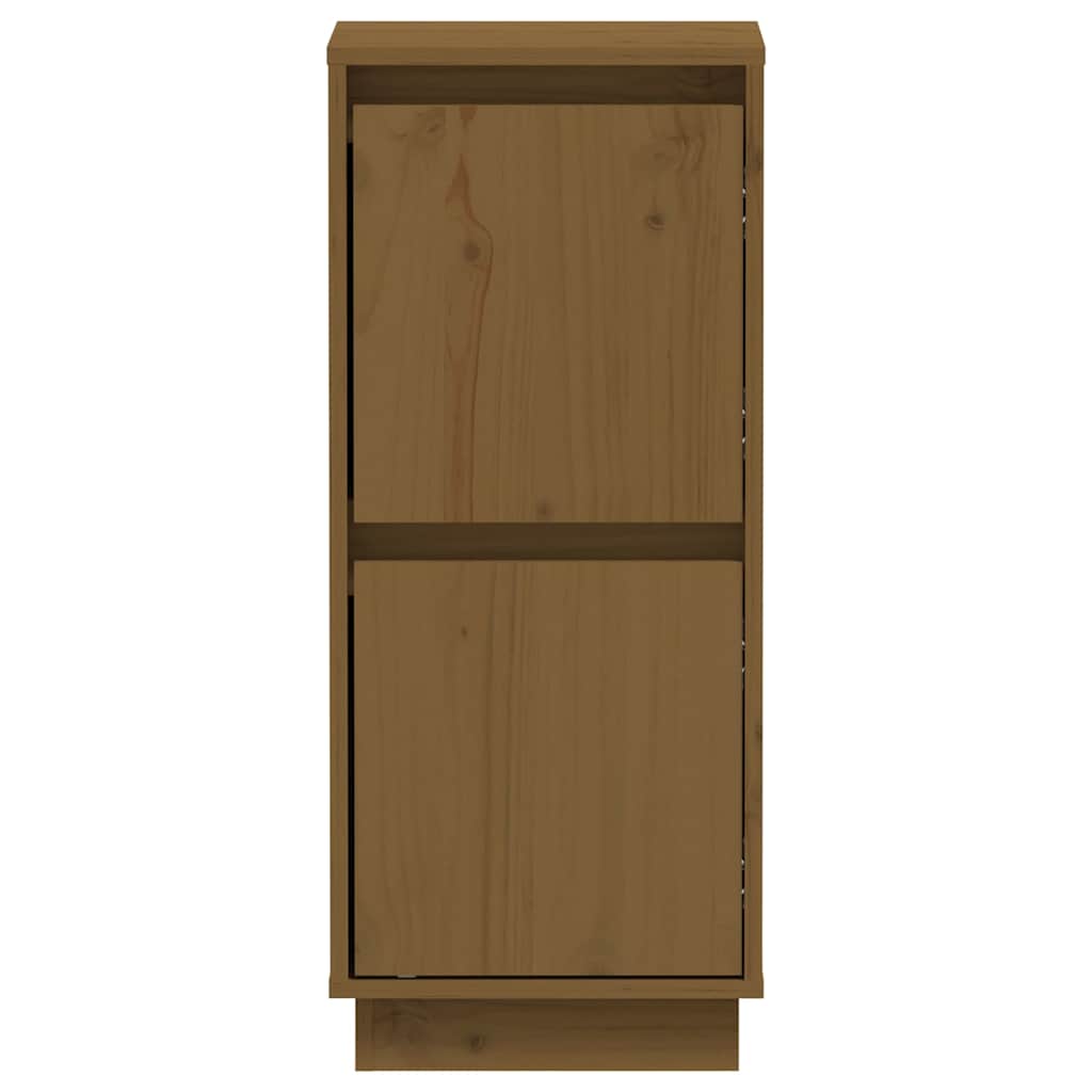 Sideboards 2 pcs Honey Brown 31,5x34x75 cm Solid Wood Pine