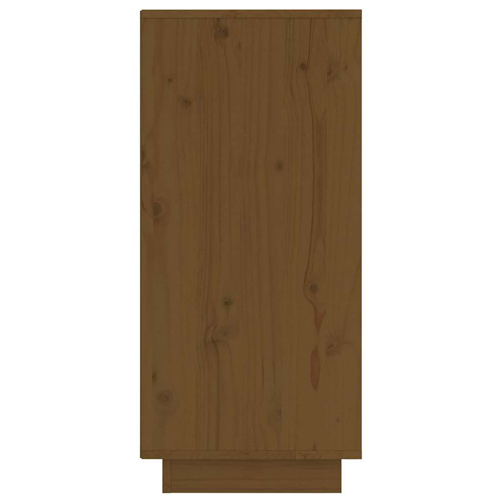 Sideboards 2 pcs Honey Brown 31,5x34x75 cm Solid Wood Pine