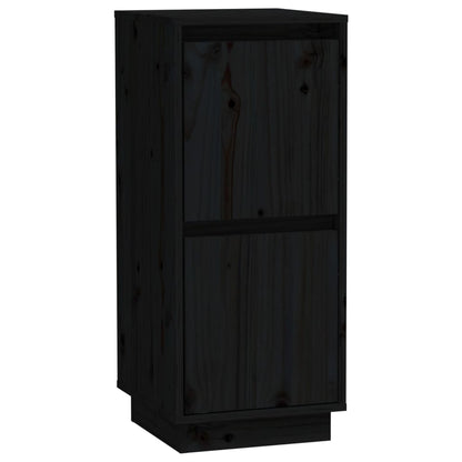Sideboard | Set of 2 | Black | Solid pine wood, MDF | Standard