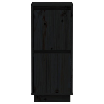 Sideboard | Set of 2 | Black | Solid pine wood, MDF | Standard