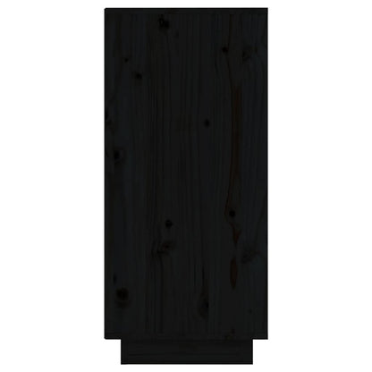 Sideboard | Set of 2 | Black | Solid pine wood, MDF | Standard