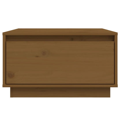 Coffee Table Honey Brown 55x56x32 cm Solid Wood Pine