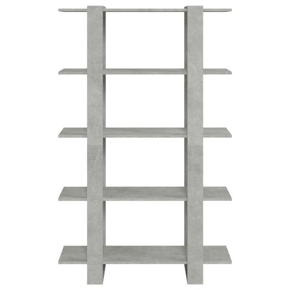 Book Cabinet/Room Divider Concrete Grey 100x30x160 cm
