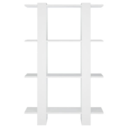 Book Cabinet/Room Divider White 80x30x123.5 cm