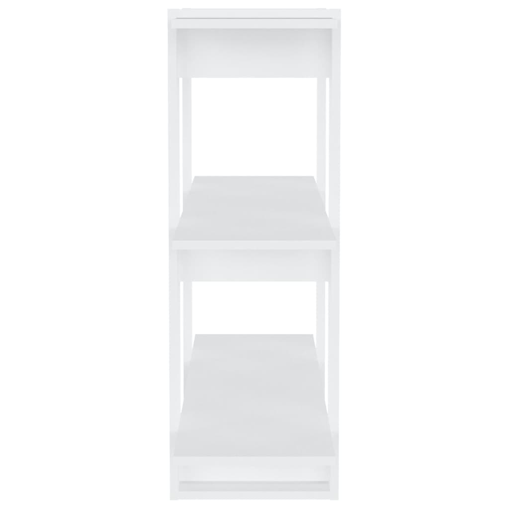 Book Cabinet/Room Divider White 80x30x87 cm