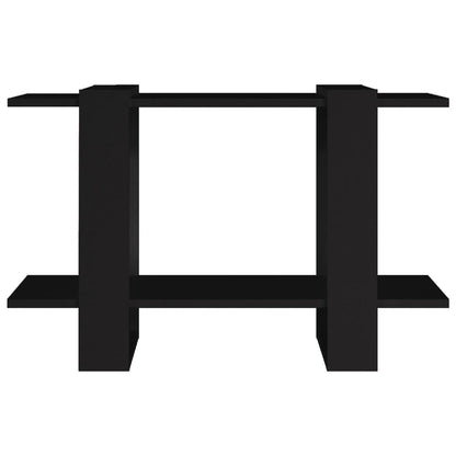 Book Cabinet/Room Divider Black 80x30x51 cm