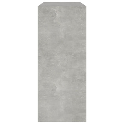 Book Cabinet/Room Divider Concrete Grey 80x30x72 cm