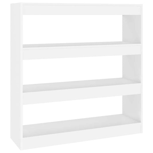 811745 vidaXL Book Cabinet/Room Divider White 100x30x103 cm