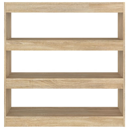 Book Cabinet/Room Divider Sonoma Oak 100x30x103 cm