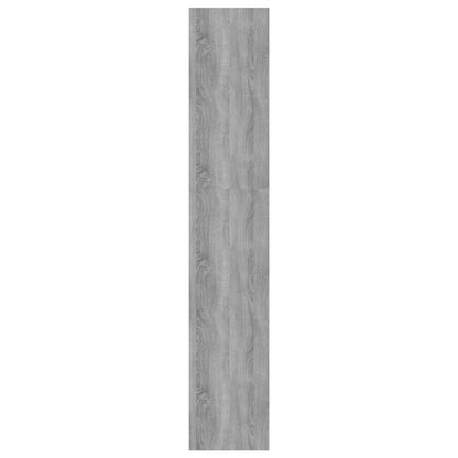 Book Cabinet/Room Divider Grey Sonoma 60x30x166 cm Engineered Wood