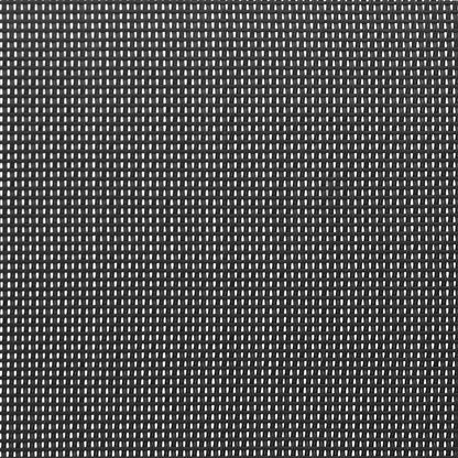 318777 vidaXL Stackable Garden Chairs 2 pcs Black Textilene Fabric