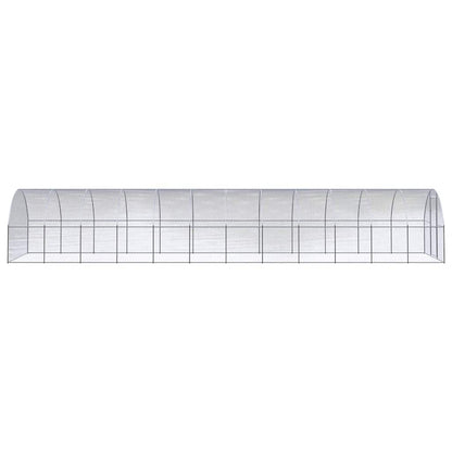 Outdoor Chicken Coop 3x12x2 m Galvanised Steel