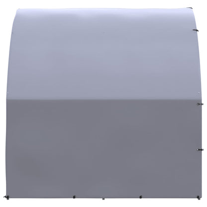 Chicken Coop | Silver and Silver Grey | Galvanized Steel | Large