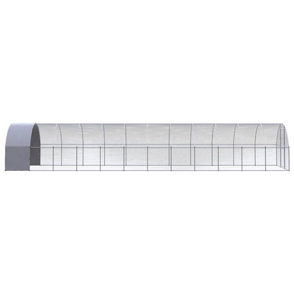 Chicken Coop | Silver | Galvanised Steel | Large | Durable | Chicken Coop