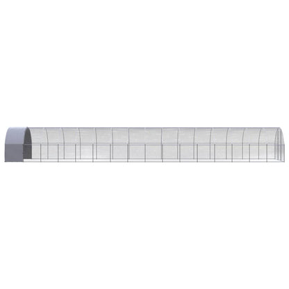 Chicken Coop | Silver | Galvanised Steel | Large | Durable | Chicken Coop