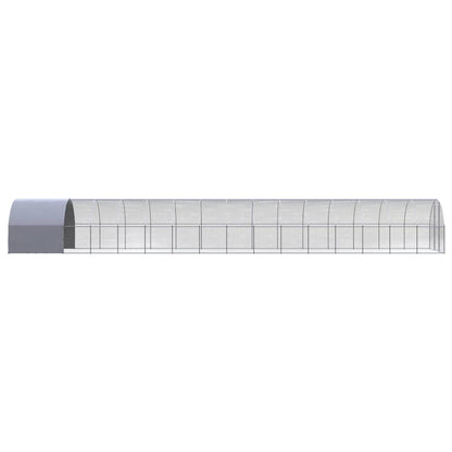 Chicken Coop | Silver | Galvanised Steel | Large | Durable | Chicken Coop