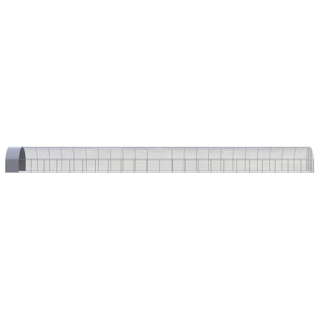 Chicken Coop | Silver and silver grey | Galvanised steel, Polyethylene