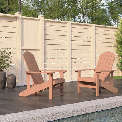Garden Chair | Brown | HDPE | Standard | Durable | Adirondack Chair