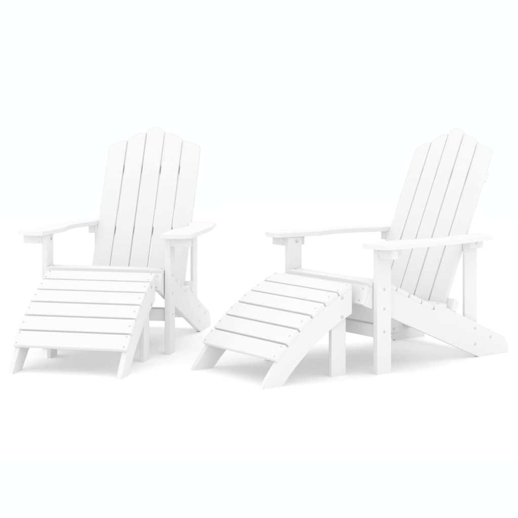 Garden Chair | White | HDPE (High Density Polyethylene), Steel | Standard