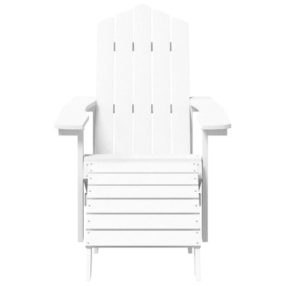 Garden Chair | White | HDPE (High Density Polyethylene), Steel | Standard