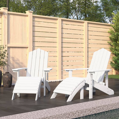 Garden Chair | White | HDPE (High Density Polyethylene), Steel | Standard