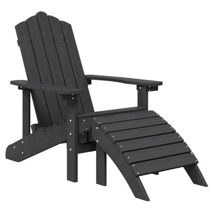 Garden Chair | Anthracite | HDPE (High Density Polyethylene), Steel