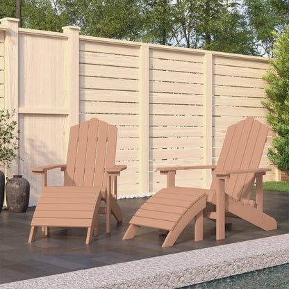 Garden Chair | Brown | HDPE (High Density Polyethylene) | Large