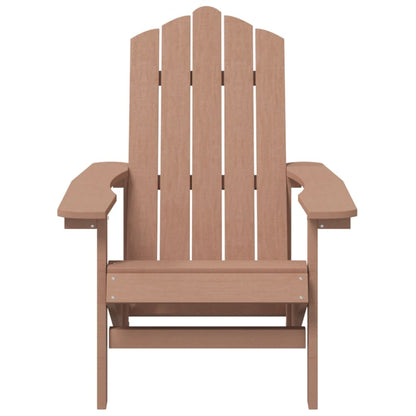 Garden Chair | Brown | HDPE (High Density Polyethylene), Steel | Standard