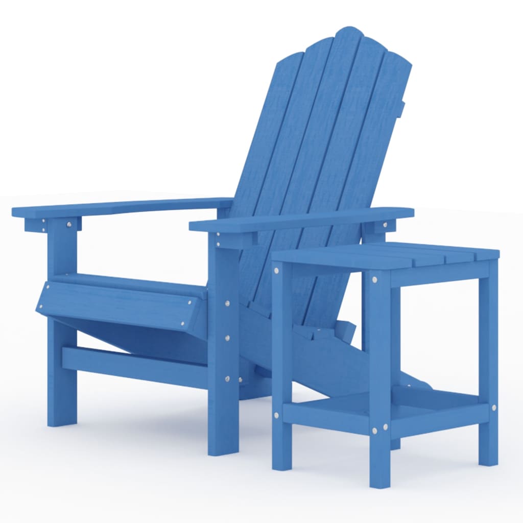 Garden Chair | Aqua blue | HDPE (High Density Polyethylene) | Large