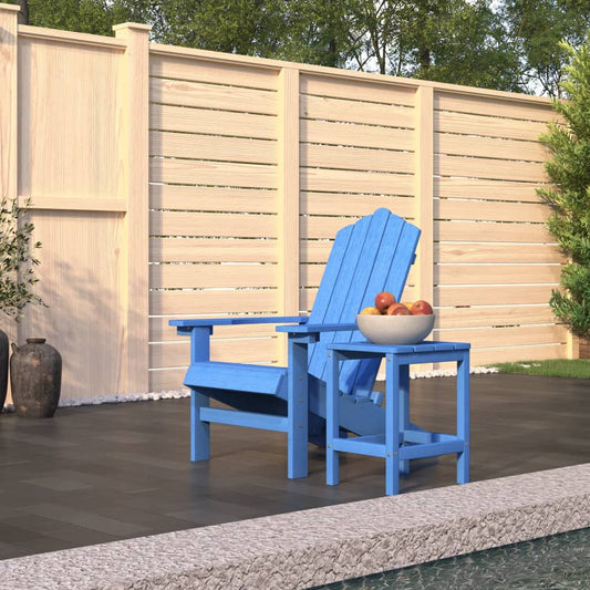 Garden Chair | Aqua blue | HDPE (High Density Polyethylene) | Large