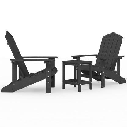 Garden Chair | Anthracite | High Density Polyethylene (HDPE), Steel
