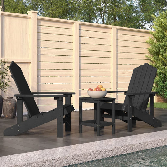 Garden Chair | Anthracite | High Density Polyethylene (HDPE), Steel