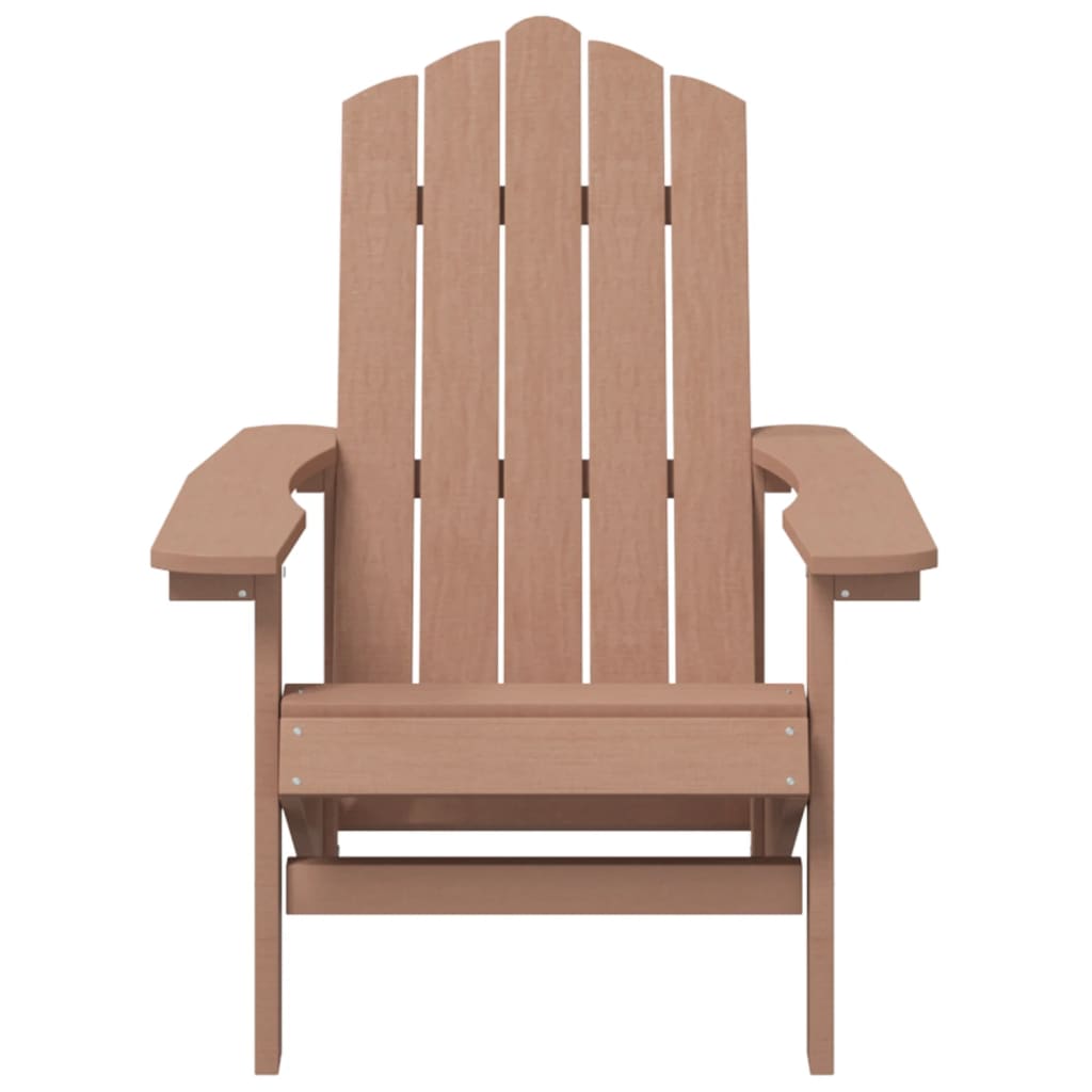 Garden Chair | Brown | HDPE (High Density Polyethylene), steel | Medium