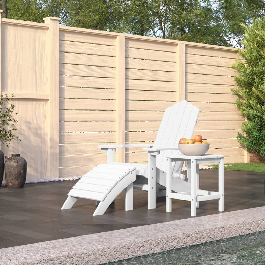 Garden Chair | White | HDPE (High Density Polyethylene) | Standard