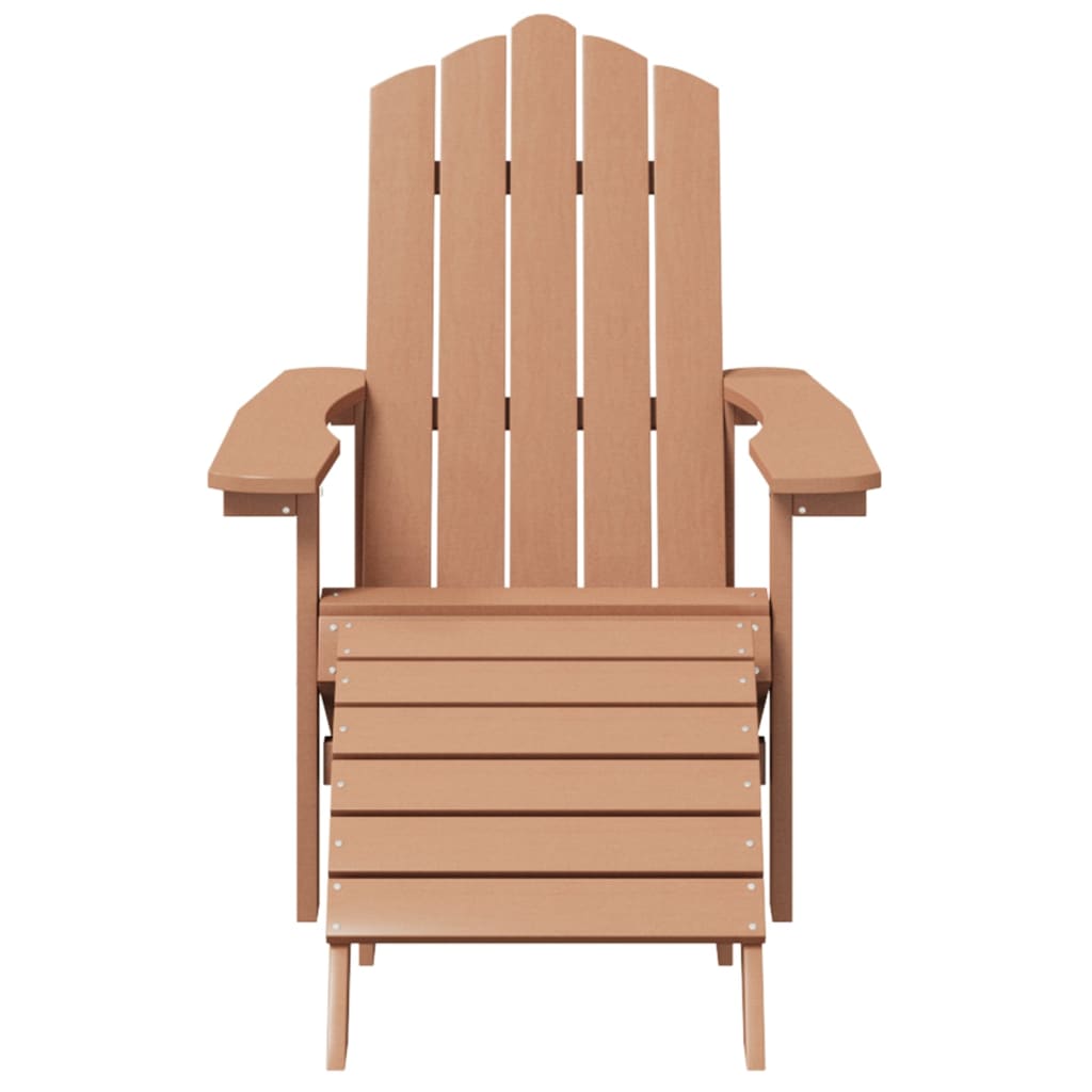 Garden Chair | Brown | HDPE (High Density Polyethylene), steel