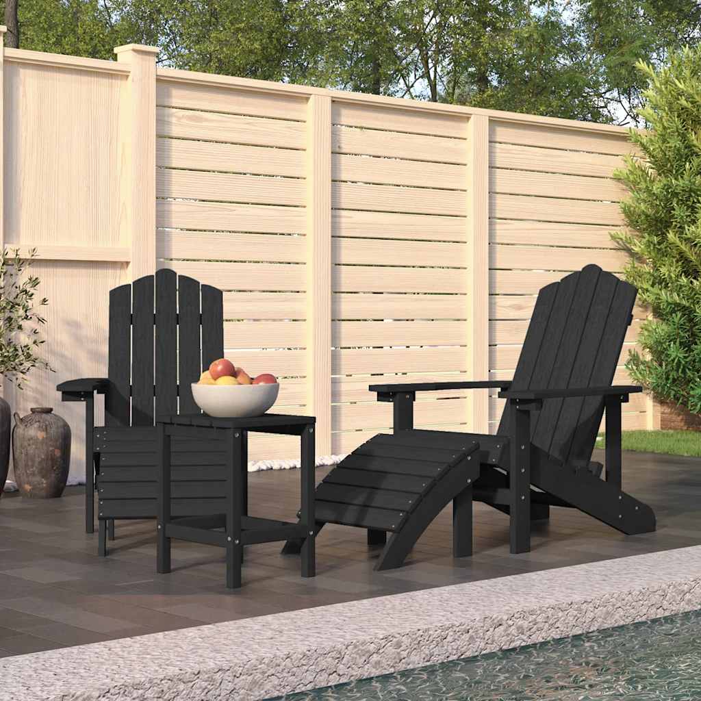 Garden Chair | Anthracite | HDPE (High Density Polyethylene), steel