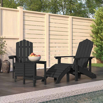 Garden Chair | Anthracite | HDPE (High Density Polyethylene), steel