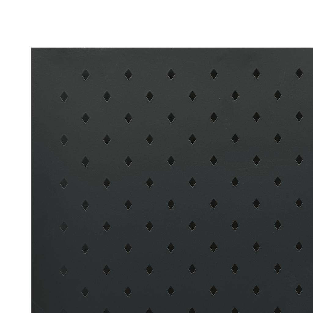 5-Panel Room Dividers 2 pcs Black 200x180 cm Steel