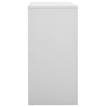 Locker Cabinets 5 pcs Light Grey 90x45x92.5 cm Steel