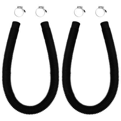 Curved Pool Solar Heating Panels 2 pcs 72.5x46 cm