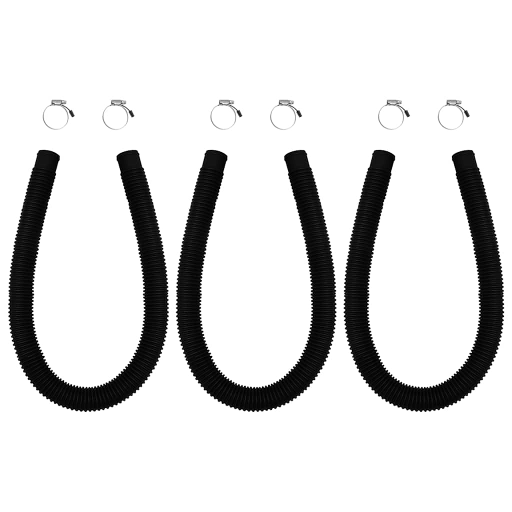 Curved Pool Solar Heating Panels 3 pcs 72.5x46 cm