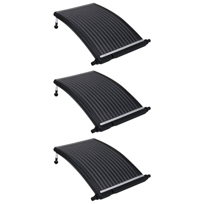 Solar Pool Heating Panel | Set of 3 | Black | HDPE | Standard