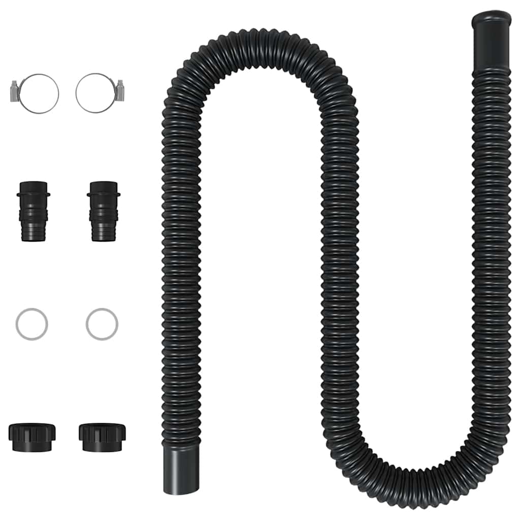 Solar Pool Heating Panel | Set of 3 | Black | HDPE | Standard
