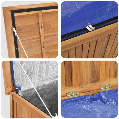 Garden Box 114x50x58 cm Solid Wood Teak