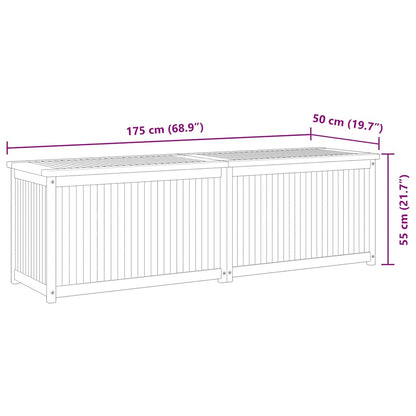 Garden Box 175x50x55 cm Solid Wood Teak