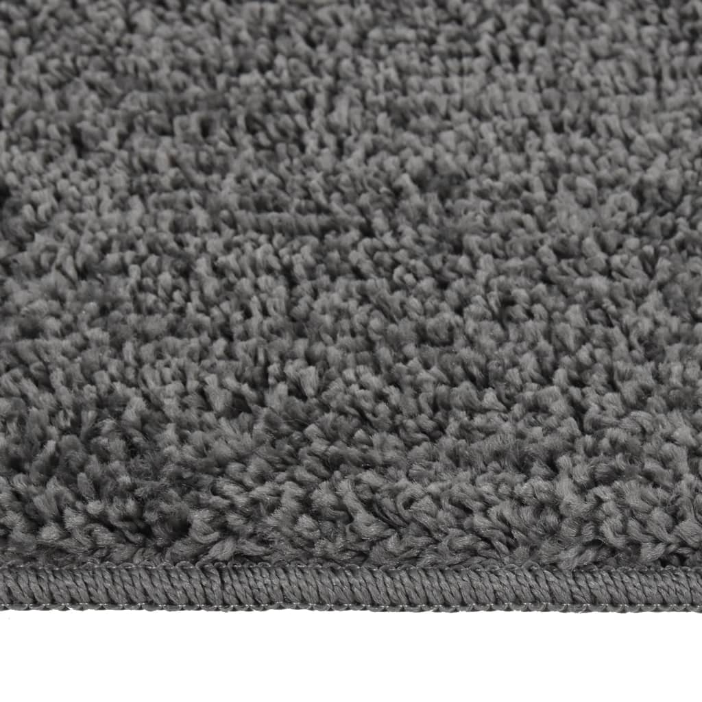 Shaggy Rug Dark Grey 120x170 cm Anti Slip