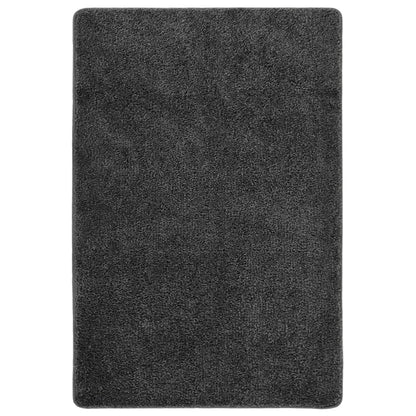 Shaggy Rug Dark Grey 140x200 cm Anti Slip