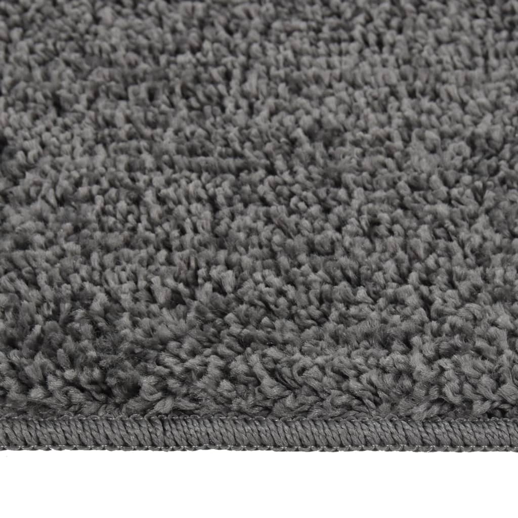 Shaggy Rug Dark Grey 160x230 cm Anti Slip