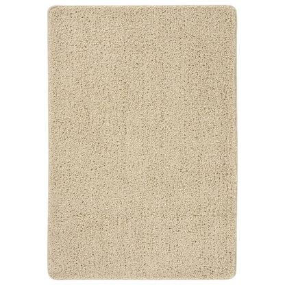 Shaggy Rug Cream 160x230 cm Anti Slip
